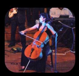 Melissa Hasin on cello